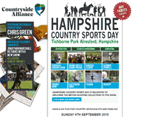 Tablet Screenshot of hampshirecountrysportsday.co.uk